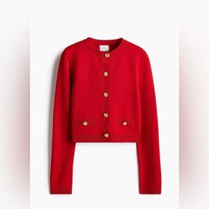 H&M Vibrant Red Knit Sweater